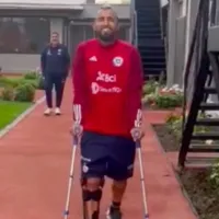 Vidal vuelve a caminar tras su grave lesión: 'Es un...'