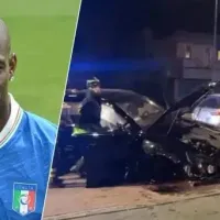 'Salió tambaleando': Balotelli protagoniza brutal choque en su auto y se negó a la alcoholemia