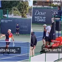 'Otra vez te cag...': la pelea viral en el Challenger de Temuco