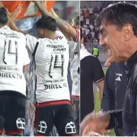 Quinteros recibe el \&#039;baño de los campeones\&#039; tras ganar la Copa Chile con Colo Colo