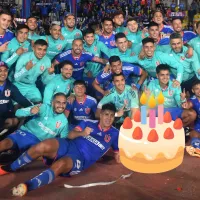 Universidad de Chile es pura alegría tras derrotar a la UC: festejan cumpleaños con torta tres leches