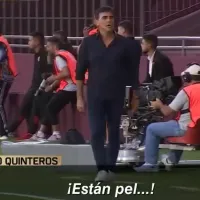 Los enojos de Quinteros en su debut por los puntos con Vélez Sarsfield: \&#039;Están pelotudeando\&#039;