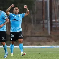 No diga gol...: Edson Puch realiza y una pirueta circense para abrir la cuenta para Deportes Iquique