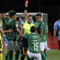 ¡Cinturón negro para Cecchini! Jugador de Audax expulsado por grosera patada en duelo ante Iquique