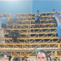Hinchas de Iquique dan el ejemplo y se quedan a limpiar en el Estadio Municipal La Pintana