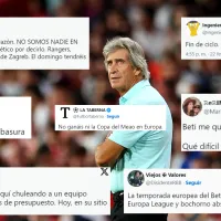 El estallido de las redes sociales contra Real Betis tras quedar fuera de Conference League