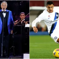 Andrea Bocelli y su fanatismo por el Inter de Alexis que expuso en Viña 2024