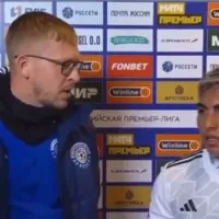 Jordhy Thompson capta la atención de los medios en Rusia y realiza entrevista con traductor