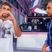 Jorge Valdivia aprovecha noticiero para mandar romántico saludo a Maite Orsini