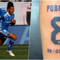 Poblete enloquece por hincha que se tatúa su camiseta tras Superclásico: \&#039;¡Es demasiado!
