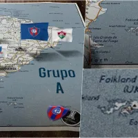 Cerro Porteño deja la grande en Argentina: Falklands Islands en vez de Islas Malvinas en su mapa copero