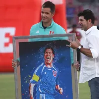 Fue ovacionado: U. de Chile realiza un gran homenaje para Marcelo Salas