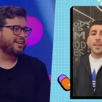 'Suéltenme un ratito': Luis Slimming se molesta y aclara chiste con Guillermo Maripán