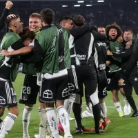 Saltando en una pata: inédito video muestra a un lesionado Maxi Falcón celebrando el gol del triunfo de Colo Colo