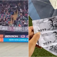 Huevos, lienzos y billetes falsos: la protesta de los hinchas de Audax por la sinuosa campaña del club