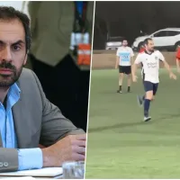 Ministro Grau es captado jugando partido de futbol a la misma hora de importante reunión