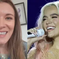 Carla Jara reacciona emocionada a saludo de Karol G: 'Estoy en llamas'