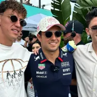 Igor Lichnovsky goza el GP de Miami en la F1: el tierno encuentro con Checo Pérez