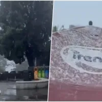Nieve en el Cerro San Cristóbal: Las sorprendentes imágenes que dejó la nevazón en Santiago