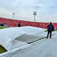 La cancha del Nacional es descubierta de cara al Clásico Universitario