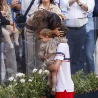 Tierno momento en la final de Roma: hijito de Jarry se roba las miradas con su talento tenístico