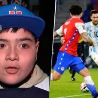 Pequeño hincha chileno sorprende con su pasión por la selección de Argentina: 'Ganen la cuarta'