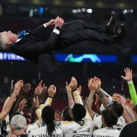 Video: el hilarante manteo a Carlo Ancelotti por la Champions