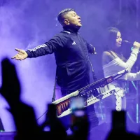 Claudio Borghi movió el esqueleto con la cumbia de Los Palmeras y Damas Gratis