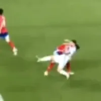 Genio: el tackle de Rodrigo Echeverría a Messi que pasó colado en la Copa América
