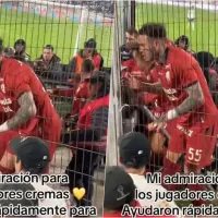 El desesperado actuar de los jugadores de Universitario para ayudar a un niño en el Monumental