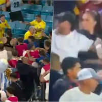 Con Darwin Núñez en las tribunas: brutal pelea tras la derrota de Uruguay ante Colombia