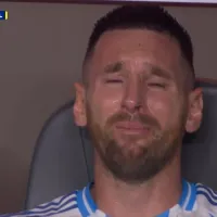 Una imagen que impacta: el desconsolado llanto de Lionel Messi tras su lesión en la final de la Copa América