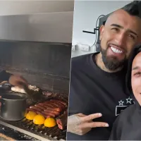 Colo Colo relajado: Arturo Vidal prepara el Superclásico con asado a cargo de Leonardo Gil