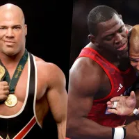 ¡De olímpico a olímpico! Kurt Angle se rinde ante la leyenda cubana que venció a Yasmani Acosta