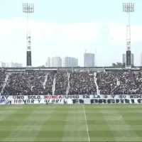 Se enciende el Superclásico: el picante lienzo de los hinchas de Colo Colo en el arengazo