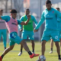 Fabricio Formiliano fue la gran sorpresa en el entrenamiento de U de Chile