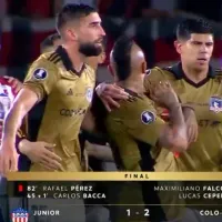 Revelan el motivo de Junior para calentarse contra Arturo Vidal tras el triunfo de Colo Colo