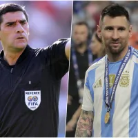 ¡Escándalo! Árbitro chileno favoreció a Messi y cobró la camiseta