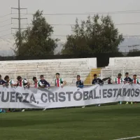 U de Chile y Palestino realizan emotiva muestra de apoyo a Cristóbal Campos en La Cisterna