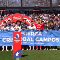 Fotos: El emotivo homenaje de Colo Colo y Magallanes para Cristóbal Campos