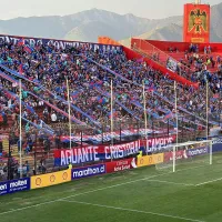 Los hinchas de U de Chile estrenan un lienzo por la salud de Cristóbal Campos