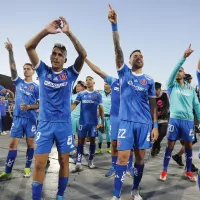 Bianneider Tamayo celebra a la distancia el agónico triunfo de U de Chile