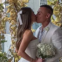 Eduardo Vargas pasa las penas de la Roja celebrando en el amor: Se casó con novia brasileña