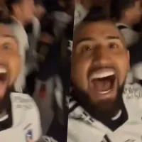 ¡Vuelto loco! El desenfrenado festejo de Arturo Vidal tras pasar con Colo Colo a la U en la pelea por el título