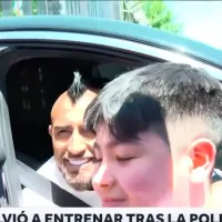 Arturo Vidal se muestra operado de los nervios al salir del entrenamiento: ＂Todo bien＂