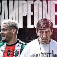 Palestino festeja orgulloso el título de Racing Club en la Copa Sudamericana 2024