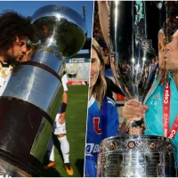 Influencer uruguayo impactado con los trofeos de la Supercopa y la Copa Chile: ＂Horrible, lo más feo; linda＂