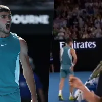 La viral burla de Alcaraz a Djokovic por "fingir lesión" en Australia