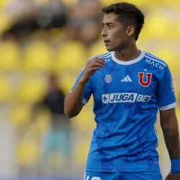Gran marca de Lucas Assadi: celebra sin ser titular en la U de Chile
