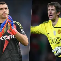 “No está en el top 10”: Edwin van der Sar barre con Emiliano Martínez